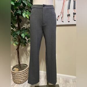 Aritzia Sunday Best Womens Plaid High Rise Stretchy Freshman Check Pants Size 2